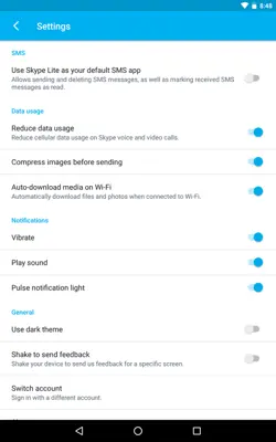 Skype Lite android App screenshot 0