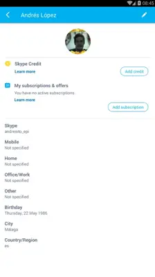 Skype Lite android App screenshot 13